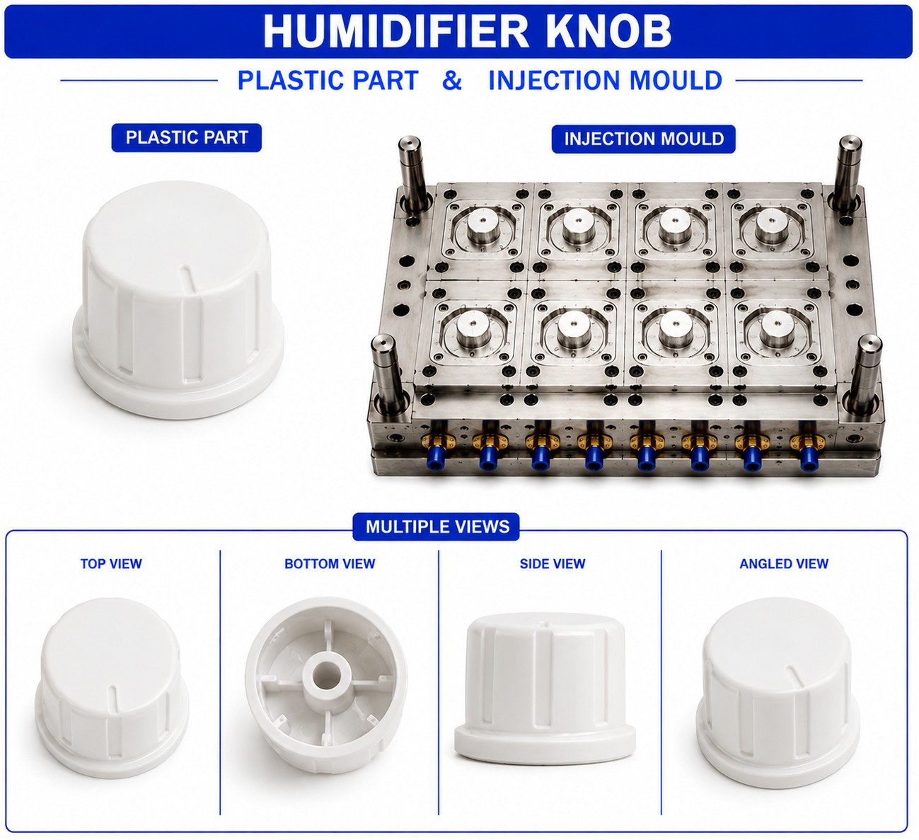 Humidifier Plastic Knob Mould and Moulding Service